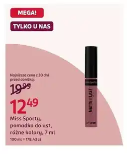 Rossmann Pomadka do ust Miss Sporty oferta