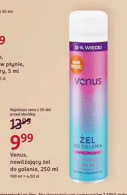 Rossmann Żel do golenia nawilżający Venus oferta