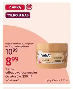 Rossmann Odbudowująca maska do włosów Isana oferta