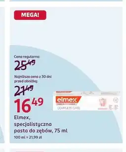 Rossmann Pasta do zębów specjalistyczna Elmex Complete Care oferta