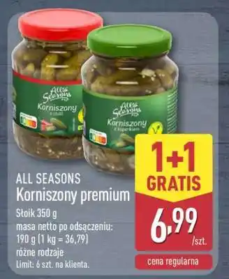 ALDI ALL SEASONS Korniszony premium oferta