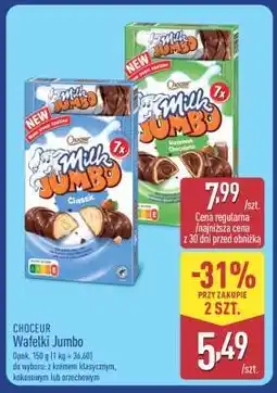 ALDI CHOCEUR Wafelki Jumbo oferta