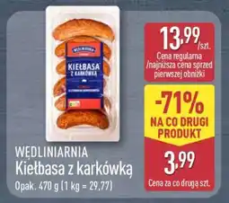 ALDI WĘDLINIARNIA Kiełbasa z karkówką oferta