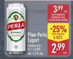 ALDI Piwo PERŁA EXPORT oferta