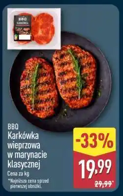 ALDI BBQ Karkówka wieprzowa w marynacie klasycznej oferta