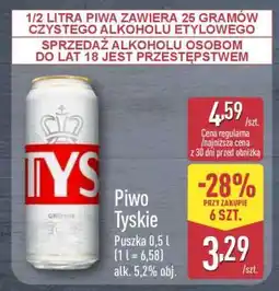 ALDI Piwo Tyskie oferta