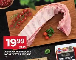 Stokrotka Market Żeberka wieprzowe paski ekstra mięsne oferta