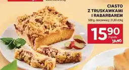 Stokrotka Market Ciasto z truskawkami i rabarbarem oferta