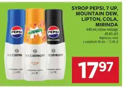 Stokrotka Market Syrop Pepsi, 7 Up, Mountain Dew, Lipton, Cola, Mirinda oferta