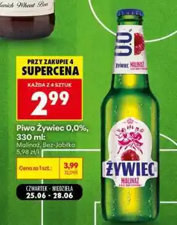 Biedronka Piwo Żywiec 0,0%, 330 ml oferta