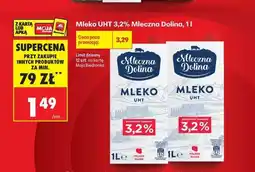 Biedronka Mleko UHT 3,2% Mleczna Dolina, 1l oferta
