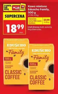 Biedronka Kawa mielona Eduscho Family, 500 g oferta