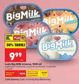 Biedronka Lody Big Milk Intense, 900 ml oferta