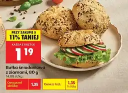 Biedronka bułka sniadaniowa z ziarnami , 80 g oferta