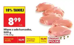 Biedronka Mięso z uda kurczaka, 500 g oferta