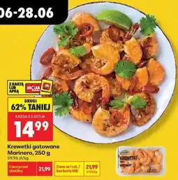 Biedronka Krewetki gotowane Marinero 250 g oferta