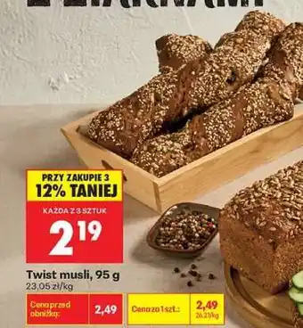 Biedronka Twist musli, 95 g oferta