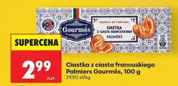Biedronka Ciastka z ciasta francuskiego Palmiers Gourmês, 100 g oferta