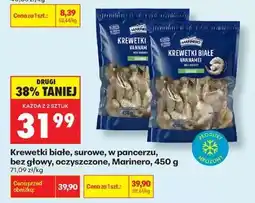 Biedronka Krewetki białe surowe , w pancerzu , bez głowy oczyszczone , Marinero 450 g oferta