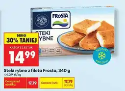 Biedronka Steki rybne z fileta Frosta 340 g oferta
