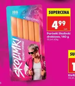 Biedronka Parówki Skolimki drobiowe, 140 g oferta