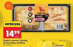 Biedronka Panini z serem i szynką El Toro Rojo, 4x120 g oferta
