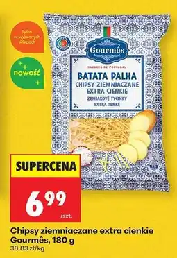 Biedronka Chipsy ziemniaczane extra cienkie Gourmés, 180 g oferta