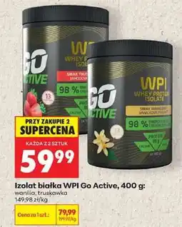 Biedronka Izolat białka WPI Go Active, 400 g oferta