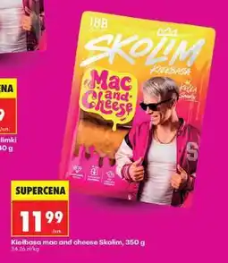 Biedronka Kiełbasa mac and cheese Skolim, 350 g oferta