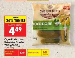 Biedronka Ogórki kiszone Swojska Chata 700 g 400 g oferta
