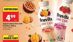Biedronka Jogurt pitny low carb Fruvita, 320 g oferta