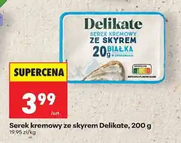 Biedronka Serek kremowy ze skyrem Delikate, 200 g oferta