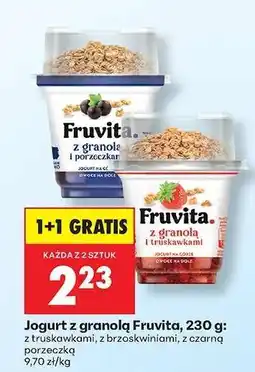 Biedronka Jogurt z granola Fruvita , 230 g oferta