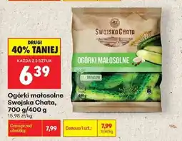 Biedronka Ogórki małosolne Swojska Chata, 700 g/400 g oferta