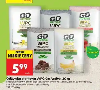 Biedronka Odżywka białkowa WPC go Active, 30 g oferta