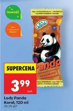 Biedronka Lody Panda Koral, 120 ml oferta