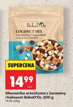 Biedronka Mieszanka orzechowa z żurawiną i kokosem BakaD’Or, 200 g oferta