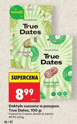 Biedronka Daktyle suszone w posypce True Dates, 100 g oferta