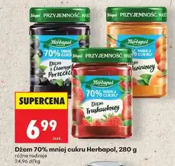 Biedronka Dżem 70% mniej cukru Herbapol, 280 g oferta