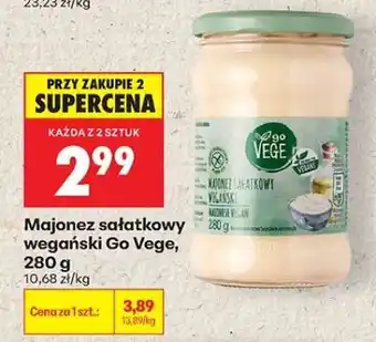 Biedronka Majonez sałatkowy wegański Go Vege 280 g oferta