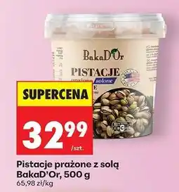 Biedronka Pistacje prażone z solą BakaD’Or, 500 g oferta