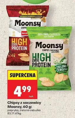Biedronka Chipsy z soczewicy Moonsy, 60 g oferta