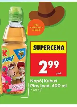 Biedronka Napój Kubuś Play Iced, 400 ml oferta