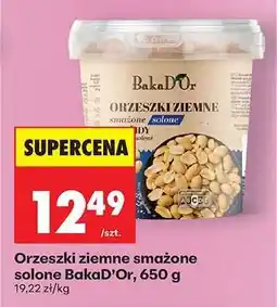 Biedronka Orzeszki ziemne smażone solone BakaD’Or, 650 g oferta