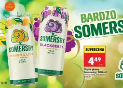 Biedronka Napój piwny Somersby, 500 ml: mango lime, blackberry oferta