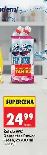Biedronka Żel do WC Domestos Power Fresh 2x700 ml oferta