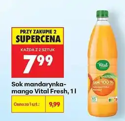 Biedronka Sok mandarynka-mango Vital Fresh, 1l oferta