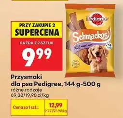 Biedronka Przysmaki dla psa Pedigree 144 g 500 g oferta