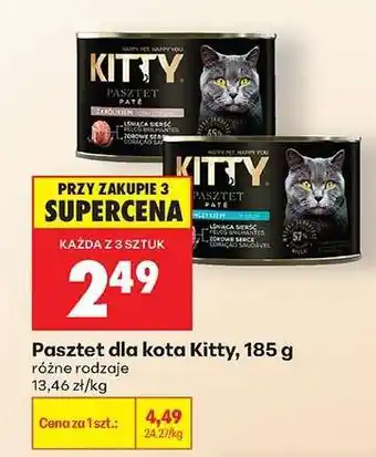 Biedronka Pasztet dla kota Kitty, 185 g oferta
