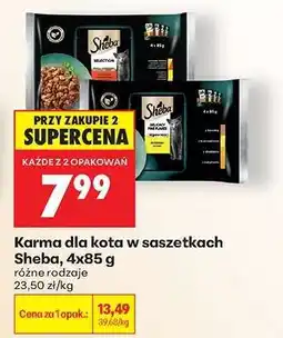 Biedronka Karma dla kota w saszetkach Sheba , 4x85 g oferta